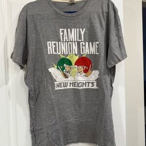 New Heights Podcast Family Reunion Game T-Shirt - Gray